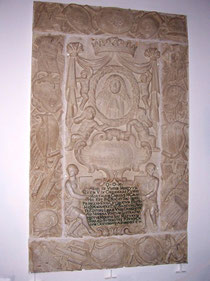 lapide funeraria del principe Carlo Maria Carafa