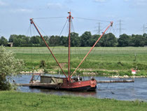 Aalfänger auf der Weser