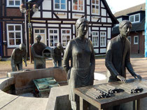 Spargelbrunnen in Nienburg/Weser