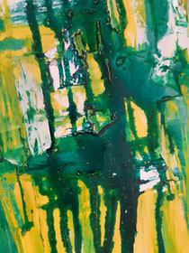 Green Moondance I , 30 cm × 120 cm, 2021