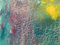 Violett XX, 2020, 30 cm × 120 cm, oil and pigments on canvas, copyright Christina Mitterhuber