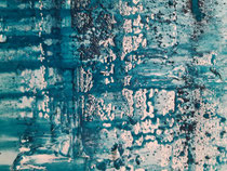 "Aqua touch VIIII", 2020, 40 cm × 30 cm, oil, pigments on canvas, copyright Christina Mitterhuber