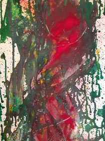 "Red forest II", 120 × 30 cm, 2021