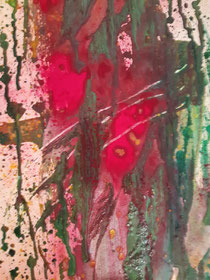 "Red forest I", 120 × 30 cm, 2021