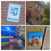 Mit der PRINZenbande bei der Polizei-Wache in Tangstedt. Vielen Dank für diese tollen Eindrücke. 👮