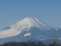 2014/1/2丹沢山山頂から望む富士山