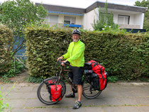 Start der 1. Etappe nach Dresden