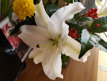 実家の花