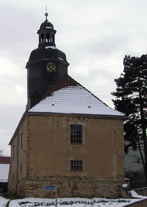 Kirche Dobraschütz im Schnee