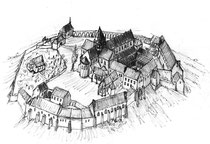 Klosteranlage um 1500