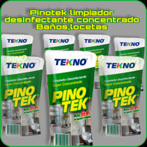 PINOTEK DE TEKNO DESINFECTA LIMPIA.                      300 ml.x 12