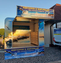 Auch mit unserem Promotionfahrzeug sind wir auf den Messen unterwegs