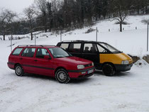 Unsere Schlachtrösser beim ersten Treffen
