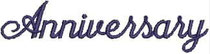 Bild: Schrift Anniversary