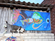 Whale on the wall