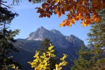 Wanderung zum Kranzberg, Bergtour Stuibenfall