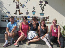 Frédéric Noysette, Véronique Alleno, Emmanuelle Sagorin, Camille Simonetti, Morgane Guéguen. Absente sur la photo Cécile Gilles Asem.