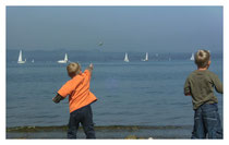 Luca und Laurin am Bodensee