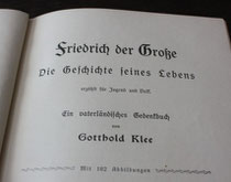 Friedrich der Große Gotthold Klee
