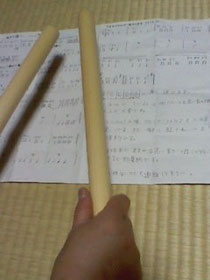 練習中