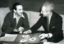 Walt Disney y Leopold Stokowski