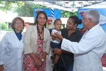 Dra. Maritza Arbaje,Mayrelin Garcia,Carlos Frances,Jeimi de Jesus,Dr.Fernando de la Cruz