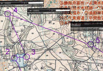 明治時代の古地図を使ってオリエンテーリング