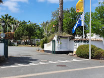 Zufahrt zum Campingplatz 