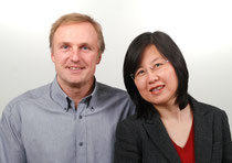 Wolfgang Gastner (l), CTO, and Janet Mo, CEO of Zentron Consulting OG