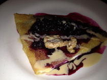 Vegan Crepes With Blueberries