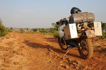 Westlich am Lake Tana, Bahir Dar entgegen.