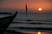 Sonne, Meer und das Rauschen im Ohr - das ist Goa am Agonda Beach.