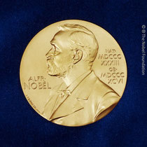 The Nobel Prize medal design mark is a registered trademark of the Nobel Foundation.