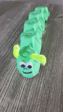 Unsere kleine Raupe Nimmersatt zum Spielen und Dekorieren