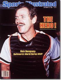 La copertina di Sport Illustrated con la foto di Rick Dempsey