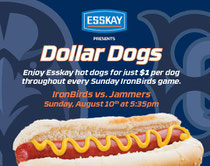 L'invito allo stadio di Aberdeen per il dollar dogs (la giornata dell'hot dog a 1 dollaro)