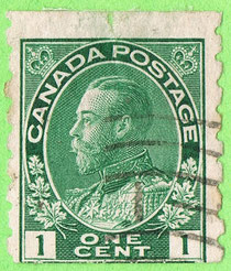 Canada 1912 - KG V Admiral coil
