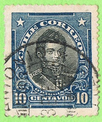 Chile 1911 - general Bernardo O’Higgins
