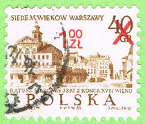 PL 1965 siedem wieków Warszawy