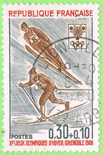 France 1968 Olympics in Grenoble