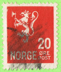Norway - 1937 - Lion