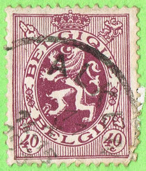 Belgium 1930 - Heraldic lion