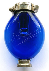 Dr. Dettweiler´s Taschenflasche für Hustende, der Blaue Heinrich