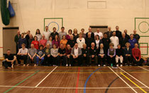 Group photo of Taiji camp with Wee Kee Jin in Hethersett, April 2014.