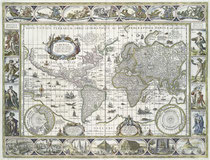 Willem Blaeu - Nova totius terrarum orbis geographica ac hydrographica tabula