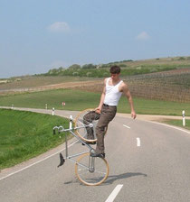 Jens Schmitt, Kunstradfahrer