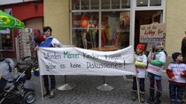 Protestaktion am 3.5.14 in Nördlingen