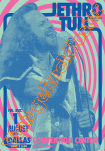 jethro tull,Ian Anderson, Martin Barre, Anna Phoebe, David Goodier,jethro tull poster,affiche,concerto,concert,live show,classic rock,vintage rock posters