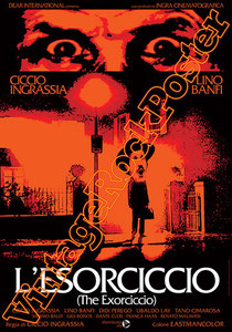 l'esorciccio, ciccio ingrassia, l'esorcista, the exorcist,italian movie, b movie, spaghetti movie, poster b-movie,mafia movie,horror , commedia all'italiana, manifesto, locandina