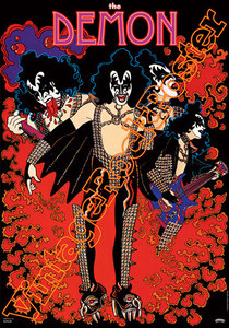 Kiss, Gene Simmons, Paul Stanley, Tommy Thayer,classic rock,heavy metal,kiss concert,kiss poster,Eric singer,starchild,the demon,ace frehley,The spaceman,The catman,The fox,vinnie vincent,the ank warr